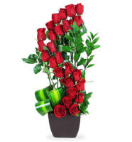 Arreglo éxtasis con 25 rosas