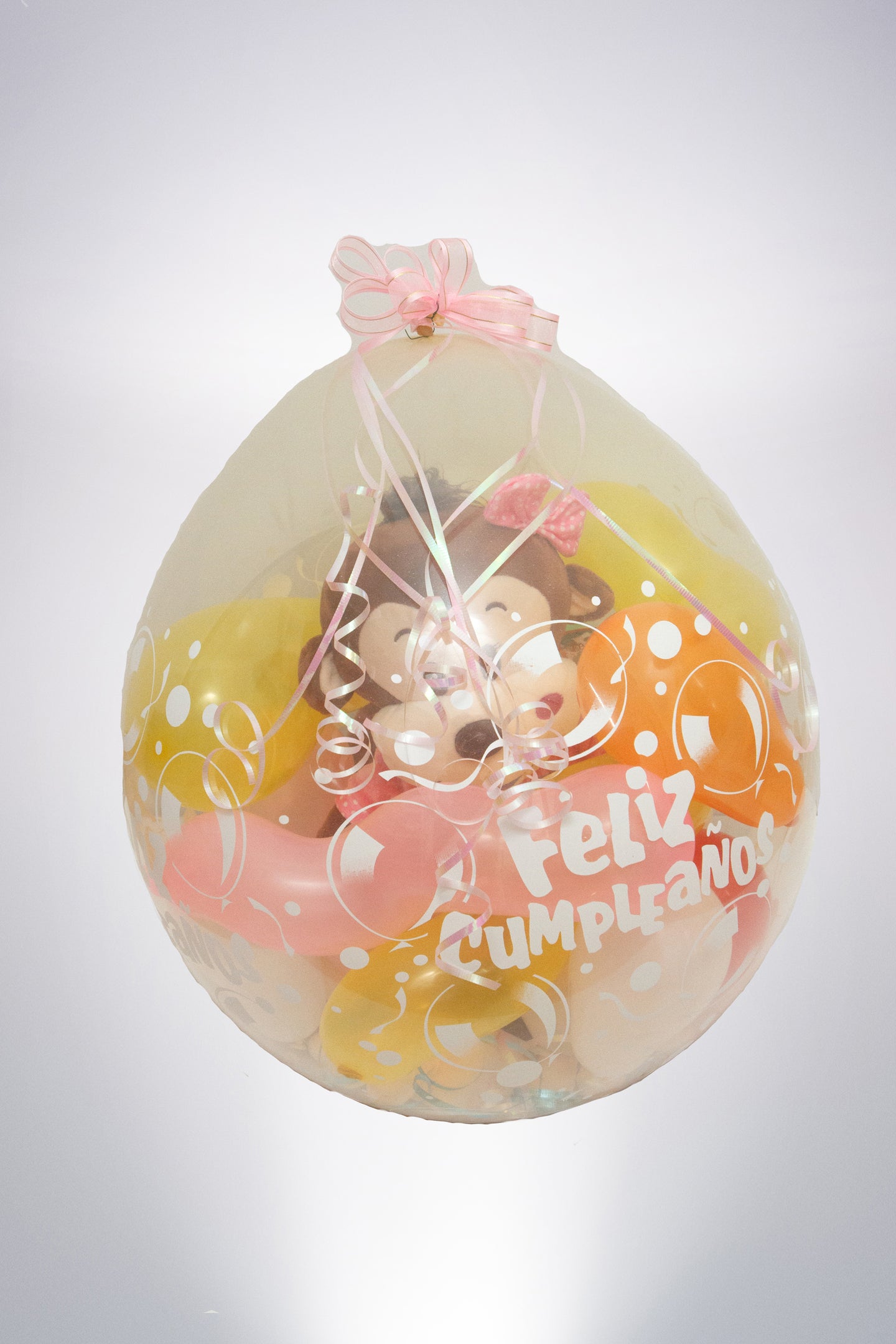 Detalle peluche englobado y decorado