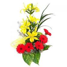 Primavera gerberas y lilis